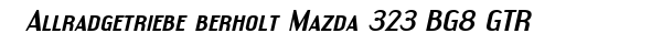 ❌ Allradgetriebe berholt Mazda 323 BG8 GTR